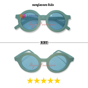 Kacamata Bulat John Lenon Boboho Gaya Anak Sunglasses Bayi Balita Kids Cute Lucu Anti UV Perempuan Cewek Bayi Fashion Kids - COD