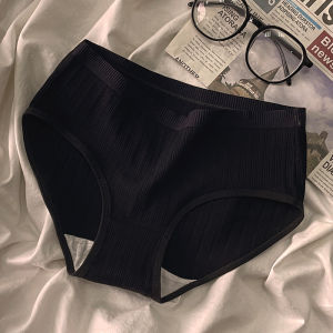 [Set 1/2/3/4 ชิ้น][ส่งของที่กรุงเทพ]กางเกงในสตรี วัสดผ้าฝ้าย เอวกลาง ระบายอากาศได้ดี มีลิ่นชัก ใส่สบาย เหมาะสำหรับผู้หญิง นักเรียนกางเกงใน เสื้อผ้า กางเกงใน Women Underwear Lady Clothing สีเทา [115]