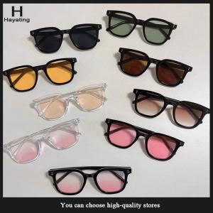 Hayating Fashion Sunglasses For Women Black Frame Powder Blusher Glasses Makeup Free Self Beautification Square Large Frame
