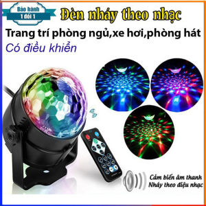 Đèn LED Xoay Cảm Ứng Theo Nhạc Đèn LED Trang Trí Nhà Đèn Chớp Vũ Trường Đèn Xoay Bar Sân Khấu Phòng Bay