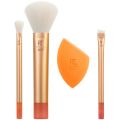 Real Techniques 10008000 Orange Crush LE Midi Moment Brush + Sponge Set. 