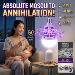2 In 1 Mosquito Killer LED Lighting Bulb Night Lighting Killing Fly Nsect Mosquito Repeller Home Lighting