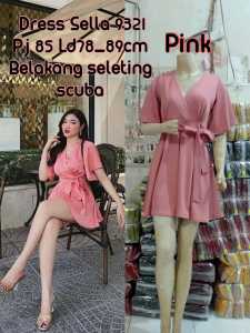 des dress sella scuba 9321 modis dress casual dress model kekinian harga terjangkau
