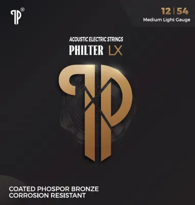 Senar Gitar Akustik String Coated Phosphor Bronze Philter LX Original