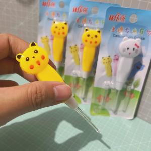 LED Korek Kuping / Alat Pembersih Telinga (Earpick) Dengan Lampu Senter Karakter