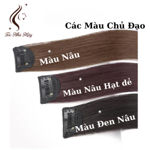 Tóc giả nữ dải kẹp đơn 1 mảnh tóc thẳng xinh nhẹ nhàng Nhà Mây kẹp tóc đơn hơn phù hợp với các nàng tóc mỏng-M07
