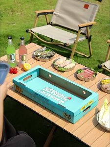 Disposable BBQ Grill Set Barbeque Smokeless Portable Camping Outdoor Charcoal Picnic Rack Set Quick Setup Instant