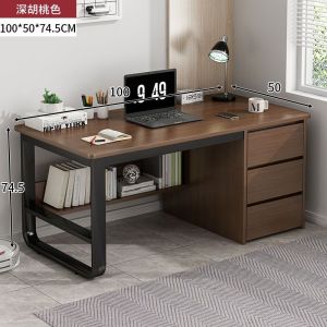 Desk computer table desktop simple home student writing table with drawer bedroom writing table office storage table电脑桌