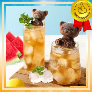 Cetakan Es Batu Silikon 3D Bentuk Beruang Little Bear Ice Tray