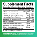 Lutein Eye Care Supplement with Zeaxanthin Beta-Carotene Supports Healthy Vision Supports a Healthy Macula Contains Vitamins and Minerals. 