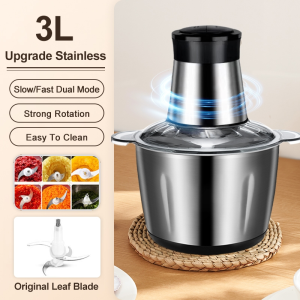 aimo 300W Big Power 3L/4L Big Capacity Electric Meat Grinder Blender  Vegetable Cutter baby food processor and grinder