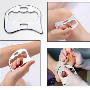 Dụng Cụ Chải Cơ Cạo Gió Chữ D Bằng Thép Không Gỉ Massage Physiotherapy Physical Therapy Tool