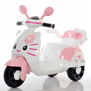 HELLO KITTY V2 MOTOR BIKE RECHARGEABLE w/ MUSIC /MP3/ 1-6yrs old
