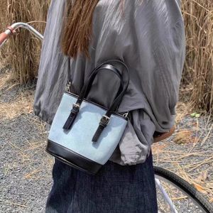 Jeans Bucket Crossbody Bag