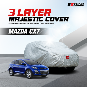 3 Layer Cover Mazda CX7 Sarung Mobil Outdoor Anti UV & Waterproof BRICKS
