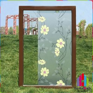 HB Frosted Opaque Glass Window Film Shower Door Toilet Peep-proof Kitchen Paper-cut for Window Wide 45cm