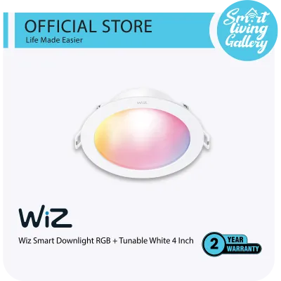 Wiz Smart RGB + Tunable Downlight 4 inch Wi-Fi Direct support matter