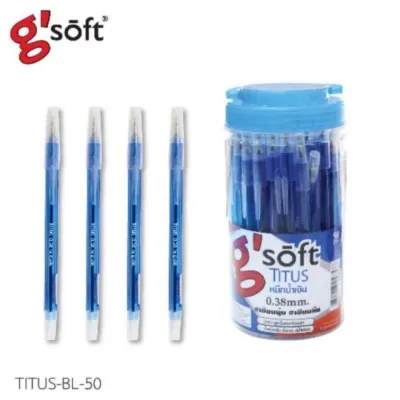 Gsoft (จีซอฟท์) ปากกาลูกลื่นเจล gsoft TITUS 0.38
