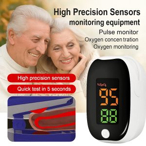 Pulse Oximeter Display Portable Fingertip Pulse Oximeter Portable Finger Oximeter Medical Grade Rechargeable Pulse Oximeter