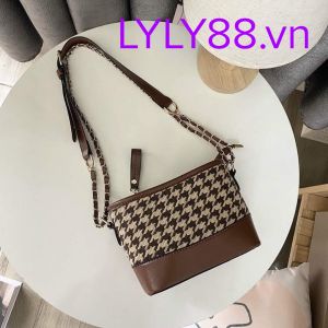 Túi HUBO Ngọc Trinh phiên bản dạ cao cấp đeo chéo đeo vai kẹp nách cầm tay size 19