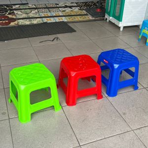 Bangku / Dingklik / Kursi Jongkok Tebal / Plastic Stool Squat Chair Bron Bangku Plastik Segi