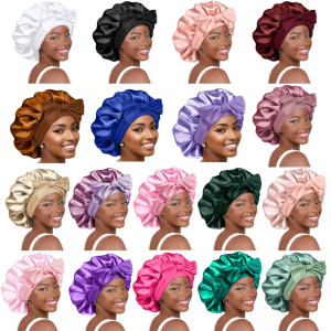 Comfortable Silk Sleep Cap for Women with Adjustable Straps for a Perfect Nights Rest