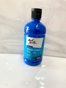 Màu Acrylic 3D Mont Marte Signature 500ml Vẽ Giày Áo Tranh Tường Gốm Sứ Gỗ Bìa Đá Kính...