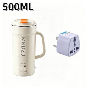 Small 500ML Soy Milk Maker 4 Blade Smooth Grind Filter Free 9H Timer Light Travel Juicer Household Hot Drink Device