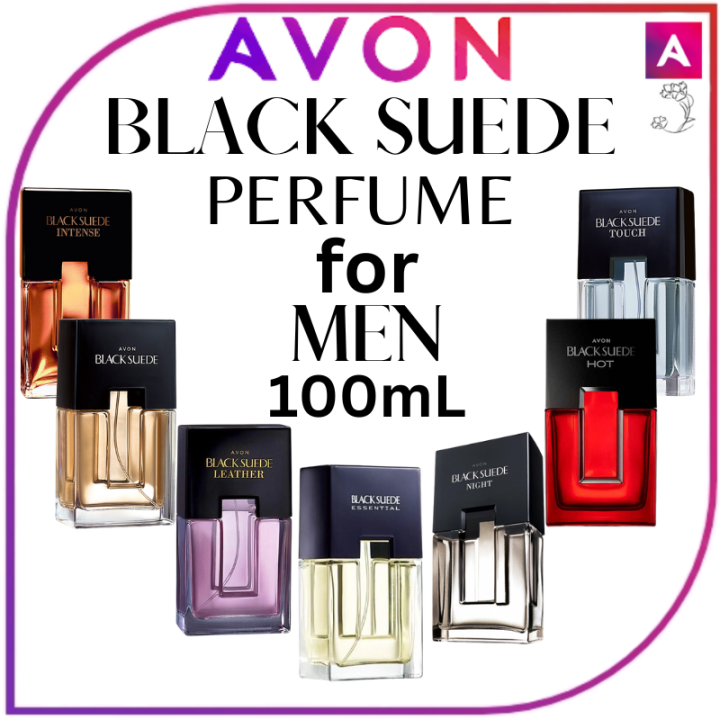 AVON BLACK SUEDE COLLECTION Eau De Toilette PERFUMED For Men (100mL ...