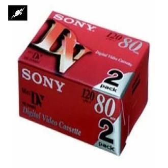 SONY Mini DV 2DVM80R3 Digitial Video Cassette 120LP 80Min. (2