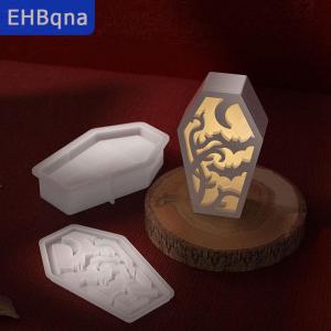 [COD] EHBqna SPORTS แม่พิมพ์ซิลิโคนเรซินฮาโลวีนกล่องเก็บของแม่พิมพ์หล่อสำหรับตกแต่งฮาโลวีน