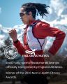 Shokz S803 OpenRun Bone Conduction Bluetooth Wireless Sports Headphones (Formerly AfterShokz Aeropex)-Blue. 