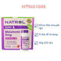 Viên kẹo ngậm Natrol Melatonin 5mg 250 viên Giúp Ngủ Sâu Giấc vị dâu - Shop Hong1008. 