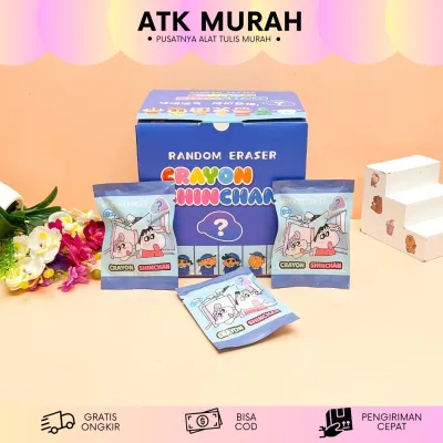 PENGHAPUS PLASTIC BAG CRAYON SHINCHAN B-1001 TERMURAH ERASER HAPUSAN LUCU IMUT COD KEKINIAN
