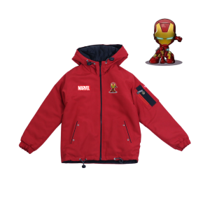 Jaket Parasut Anak Custom Iron Man Anti Air Sablon Tahan Lama