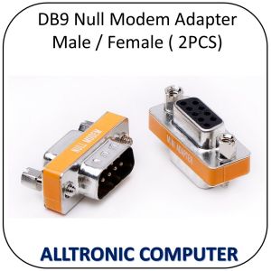 2PCS DB9 Null Modem Adapter Male Female /  RS232 Null M/F / Serial Port Null Male Female Adaptor