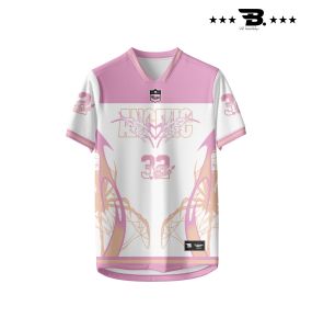 Baju Jersey Streetwear Milano Pink Angelic 32 Premium Korean Style Retro Rugby Hockey Vintage NFL Bola Futssal