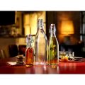 Chai thủy tinh vuông nắp cài Swing 125ml - 250ml - 500ml - 1000ml (Bormioli Rocco). 