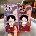 For Samsung Galaxy A13 5G A04S Cartoon For Luffy Mobile phone case Soft Rubber Cellphone Casing New Full Cover Camera Protection Design Shockproof Case. 