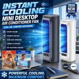 Compact Portable USB Fan Mini Desk Air Cooler Personal Cooling Fan Quiet Strong Wind Battery Operated Small Fan Home Office Travel