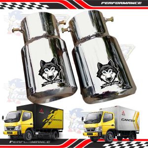 Knalpot Srigala Serigala Model Baud Mobil Truk Solar Canter Engkel Ragasa Umplung Traga L300 Elf Non Turbo Dyna Kijang Panther Hino Fuso Mitsubishi Kuda