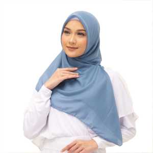 Keisha Shamora Scarf Polos Basic Segi Empat Elzatta Wanita Muslim Hijab Murah Polycotton 0riginal
