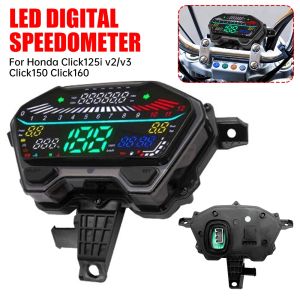 LED Digital Speedometer For Honda Click125i v2/v3 Click150 Click160 LED Digital Tachometer