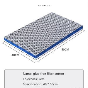 【DDC AQUA】Reusable 8D Filter Foam Cotton Sponge Filter Aquarium Filter Media (upgrade)