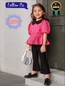 Setelan Aanak Perempuan 9-10 Tahun/Setelan Anak Wanita Korean Style Kekinian 2023/Setelan Anak Cewek Cryna Terbaru