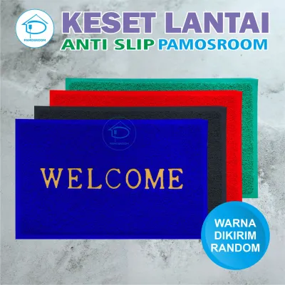 Pamosroom Keset Bihun Tebal Keset Kaki Welcome Keset Lantai Alas Kaki Anti Slip