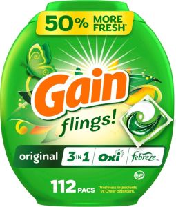 Tide Gain 3-in-1 Laundry Detergent Pods