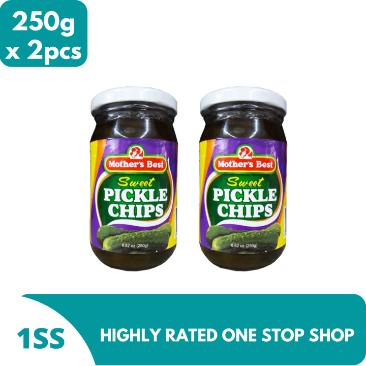 Mother's Best Sweet Pickle Chips 250g x 2pcs Lazada PH