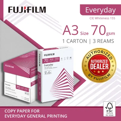 FujiFilm Everyday Copier Paper A3 70gsm (1 Carton / 3 Reams)