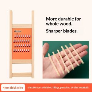 Lebi gỗ Dual-Blade vắt cho tốt và thô băm nhỏ hoàn hảo cho các loại rau món ăn và thịt viên